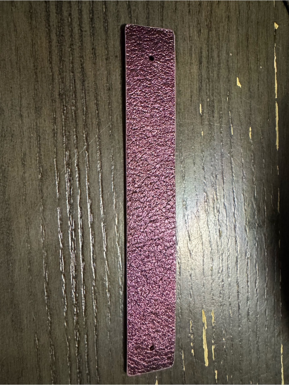 Brighton Metallic Plum Leather Bracelet insert Strip